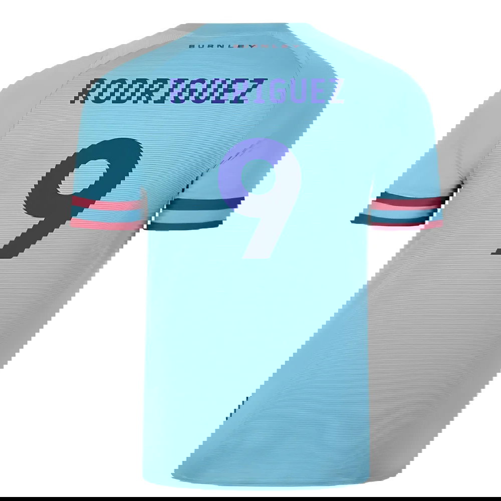 Burnley 2022-23 Away Shirt (Sponsorless) (M) (Mint) (RODRIGUEZ 9)