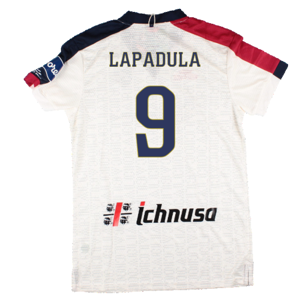 Cagliari 2022-23 Away Shirt (S) (Lapadula 9) (BNWT)