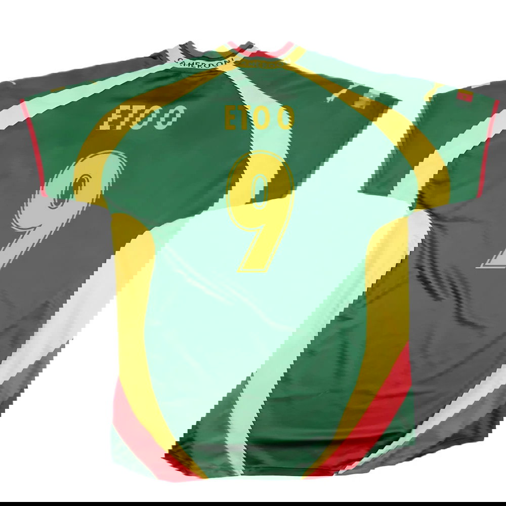 Cameroon 2000-02 Home Shirt (XL) (Very Good) (Eto O 9)