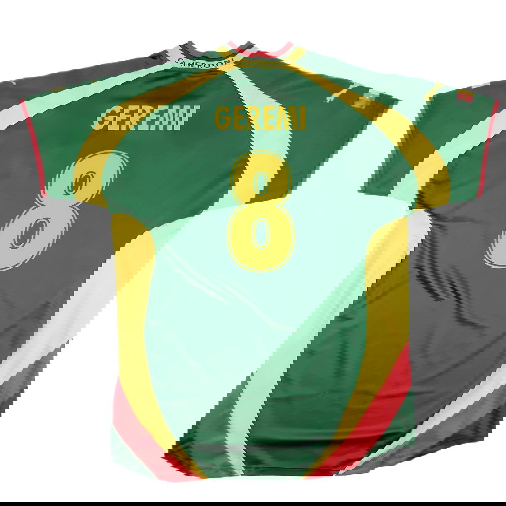 Cameroon 2000-02 Home Shirt (XL) (Very Good) (Geremi 8)