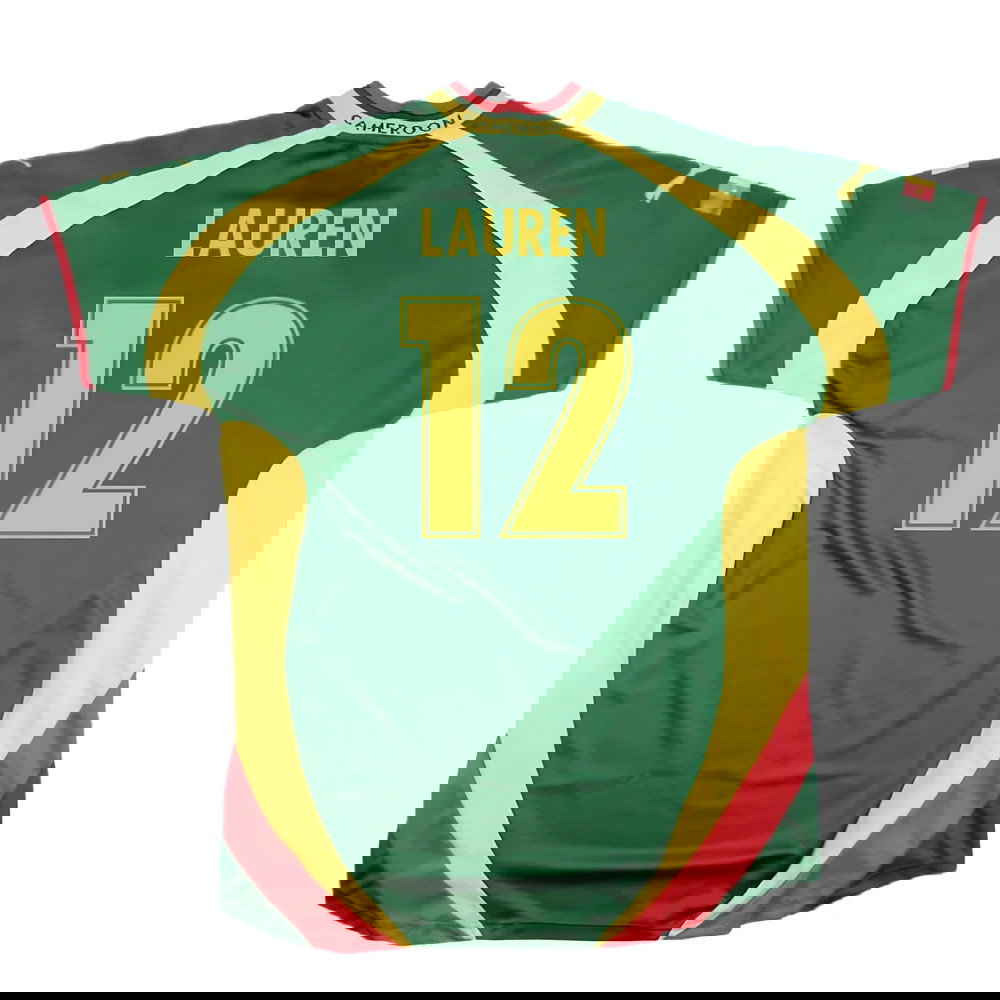 Cameroon 2000-02 Home Shirt (XL) (Very Good) (Lauren 12)