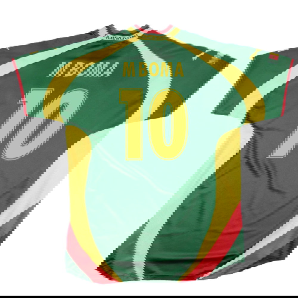 Cameroon 2000-02 Home Shirt (XL) (Very Good) (M Boma 10)