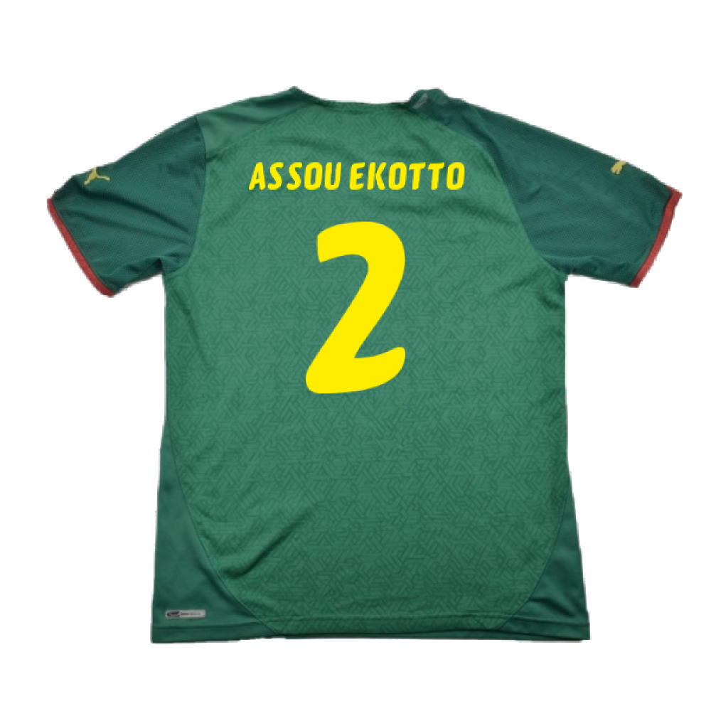 Cameroon 2010-11 Home Shirt ((Excellent) L) (Assou Ekotto 2)