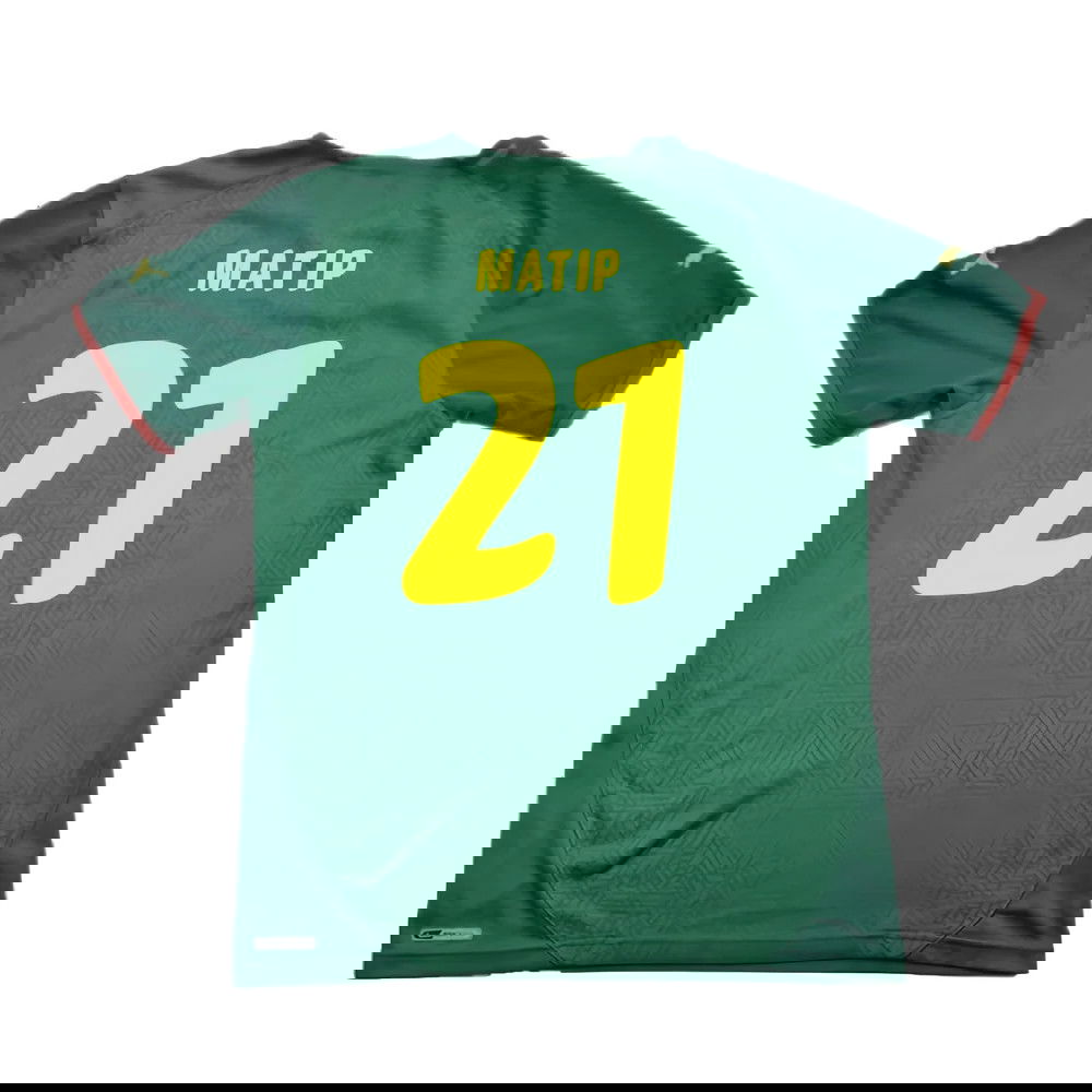 Cameroon 2010-11 Home Shirt ((Excellent) L) (Matip 21)