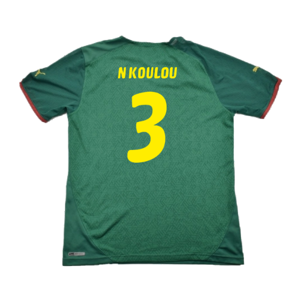 Cameroon 2010-11 Home Shirt ((Excellent) L) (N KOULOU 3)