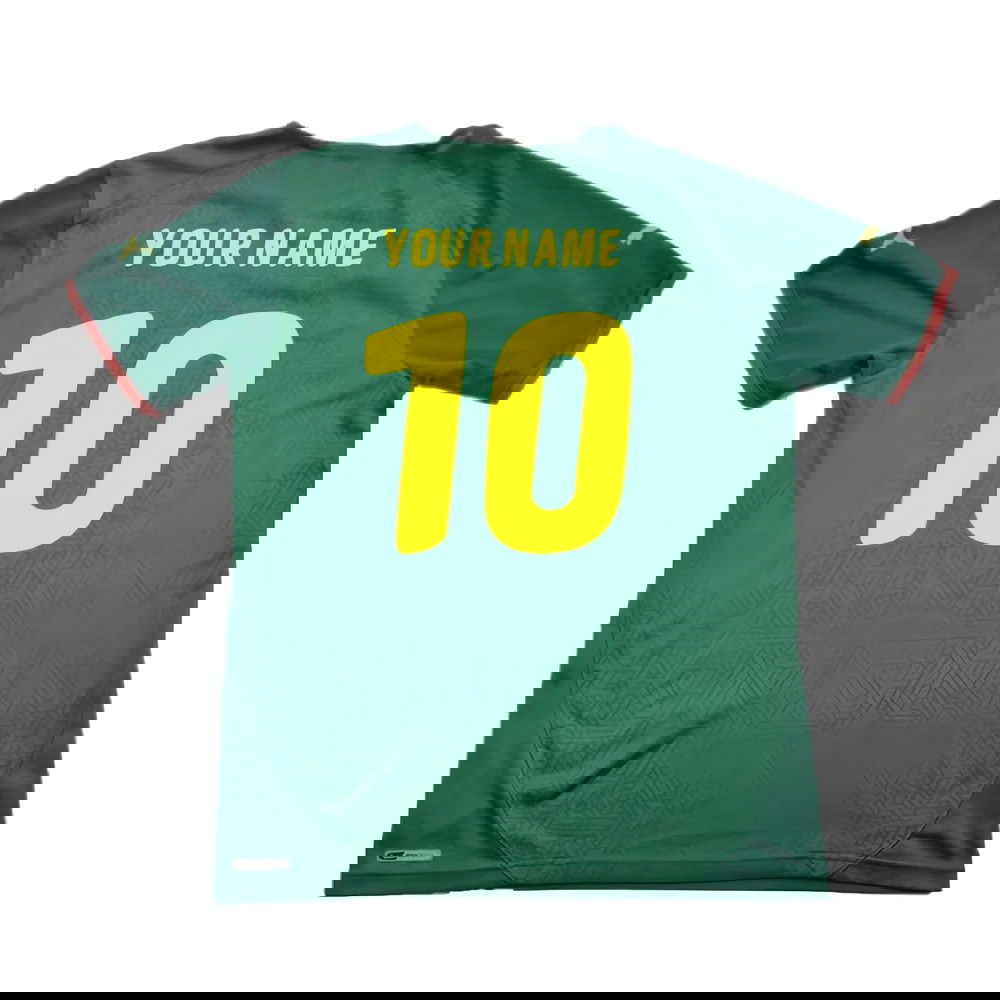 Cameroon 2010-11 Home Shirt ((Excellent) L) (Your Name)