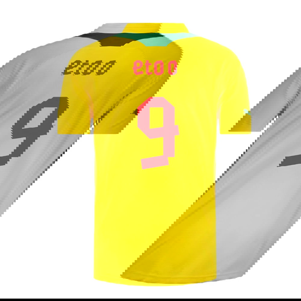 Cameroon 2012-13 Authentic Away Shirt (L) (Mint) (Eto O 9)