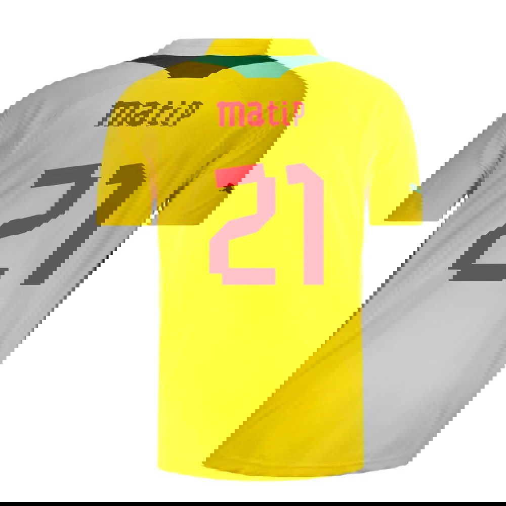 Cameroon 2012-13 Authentic Away Shirt (L) (Mint) (Matip 21)