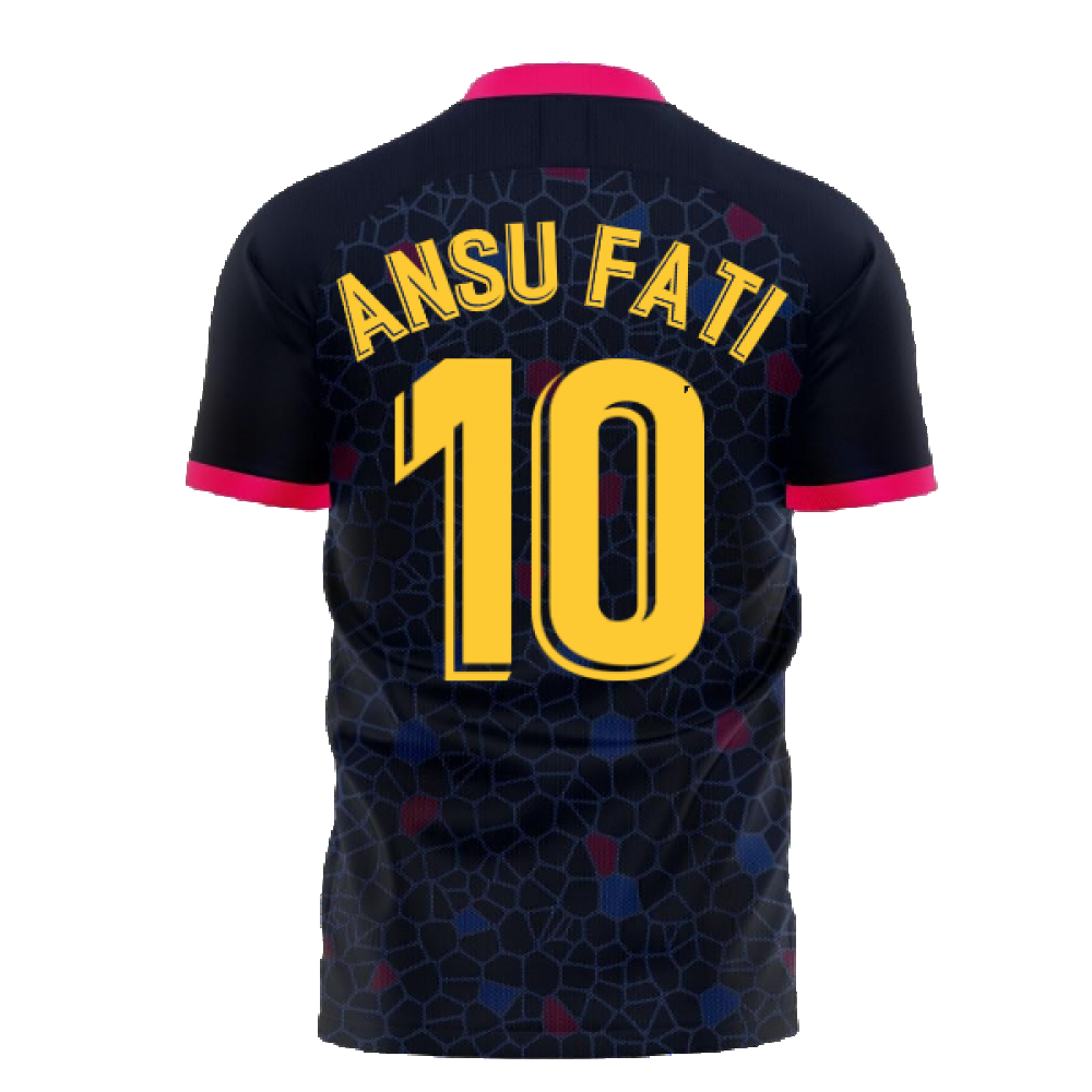  Catalonia 2025-2026 Away Concept Football Kit (Libero) (ANSU FATI 10)