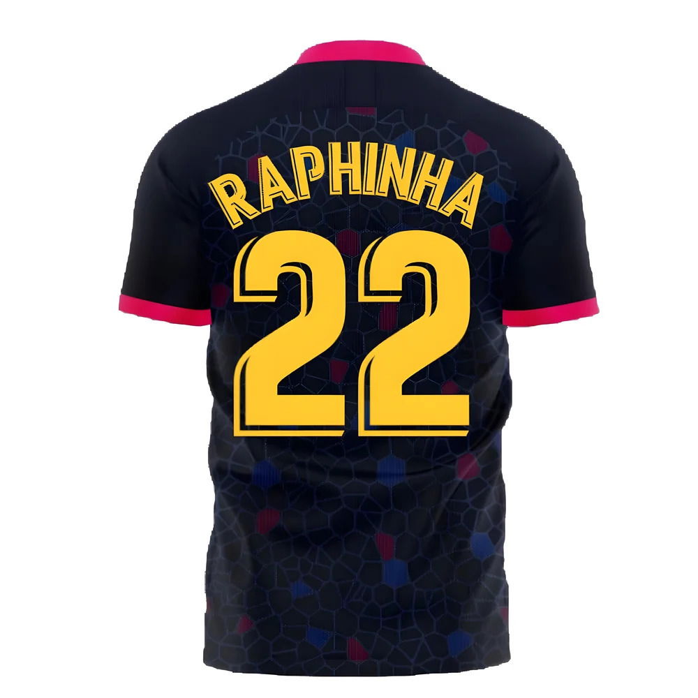  Catalonia 2025-2026 Away Concept Football Kit (Libero) (RAPHINHA 22)