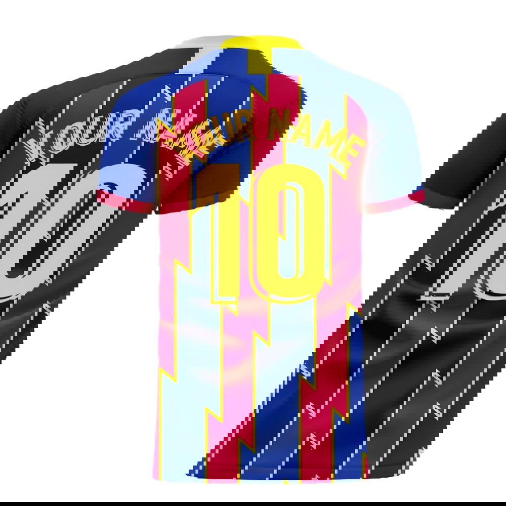  Catalonia 2025-2026 Home Concept Football Kit (Libero) (Your Name)