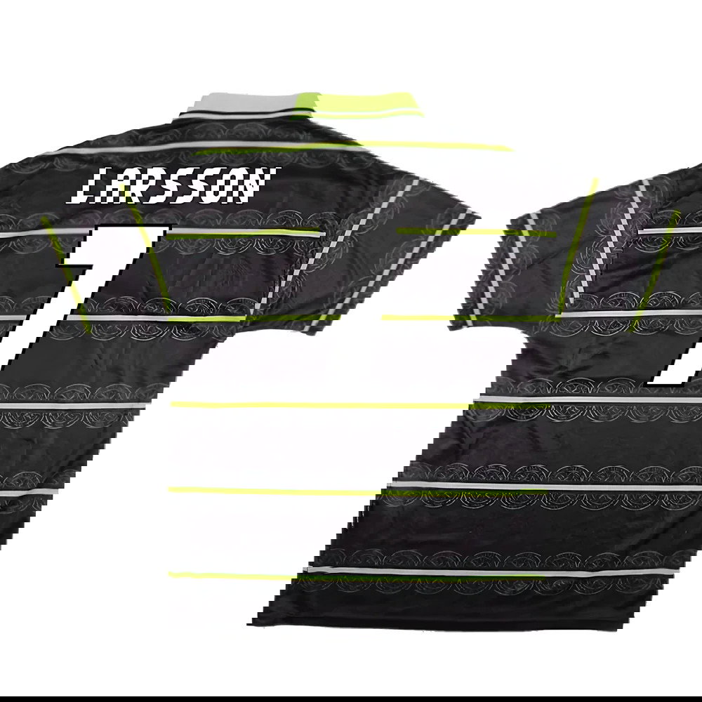 Celtic 1998-1999 Away Shirt (XL) (Excellent) (Larsson 7)