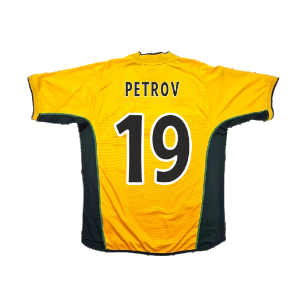Celtic 2002-03 Away Shirt (Excellent) (Petrov 19)