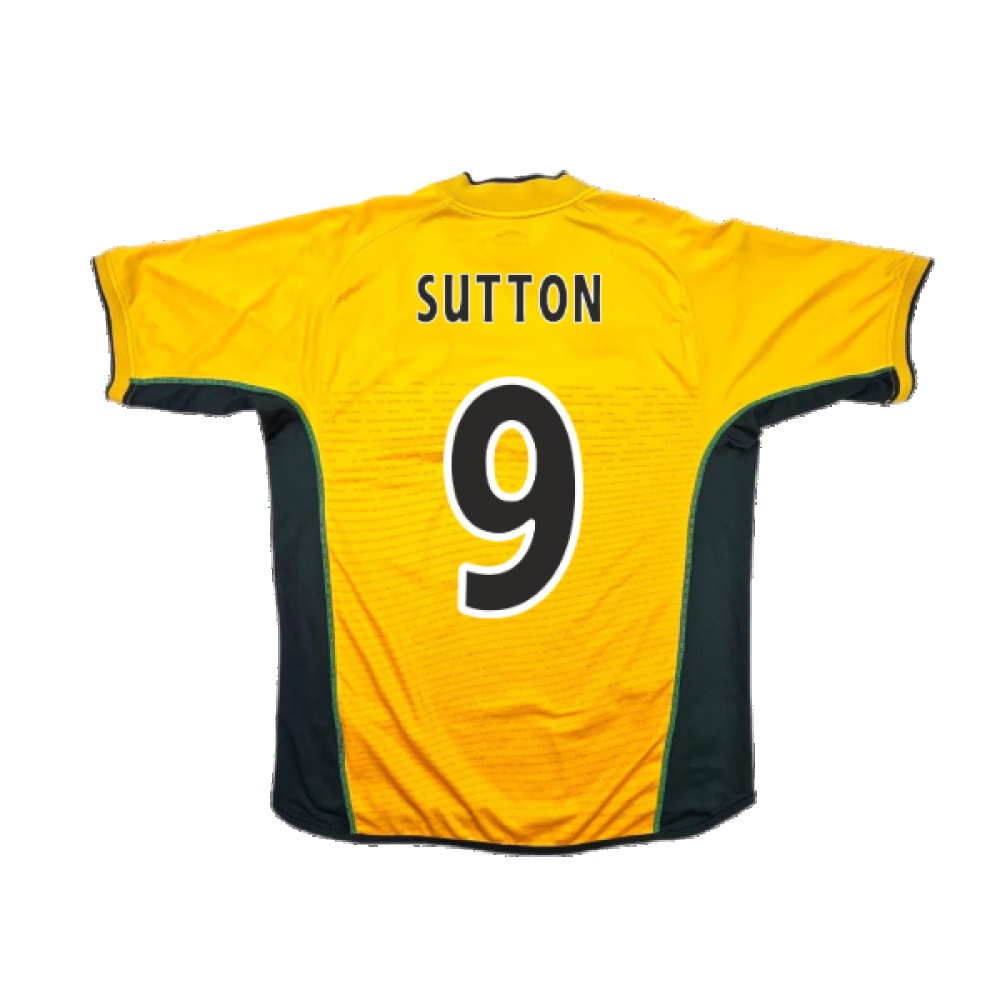 Celtic 2002-03 Away Shirt (Excellent) (Sutton 9)