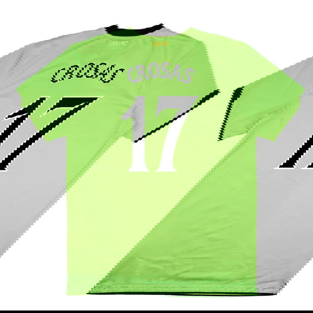 Celtic 2010-11 Away Shirt (Sponsorless) (M) (Excellent) (Crosas 17)