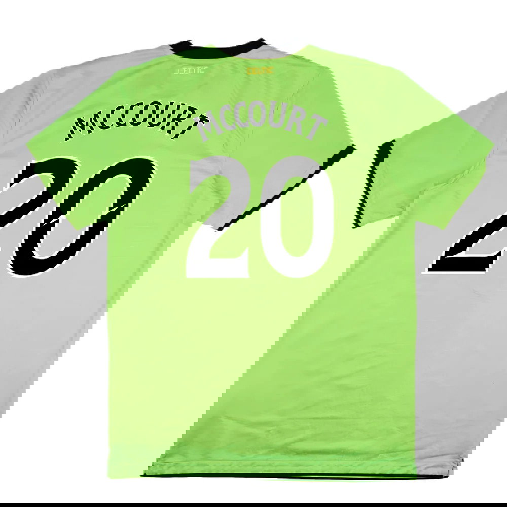 Celtic 2010-11 Away Shirt (Sponsorless) (M) (Excellent) (McCourt 20)