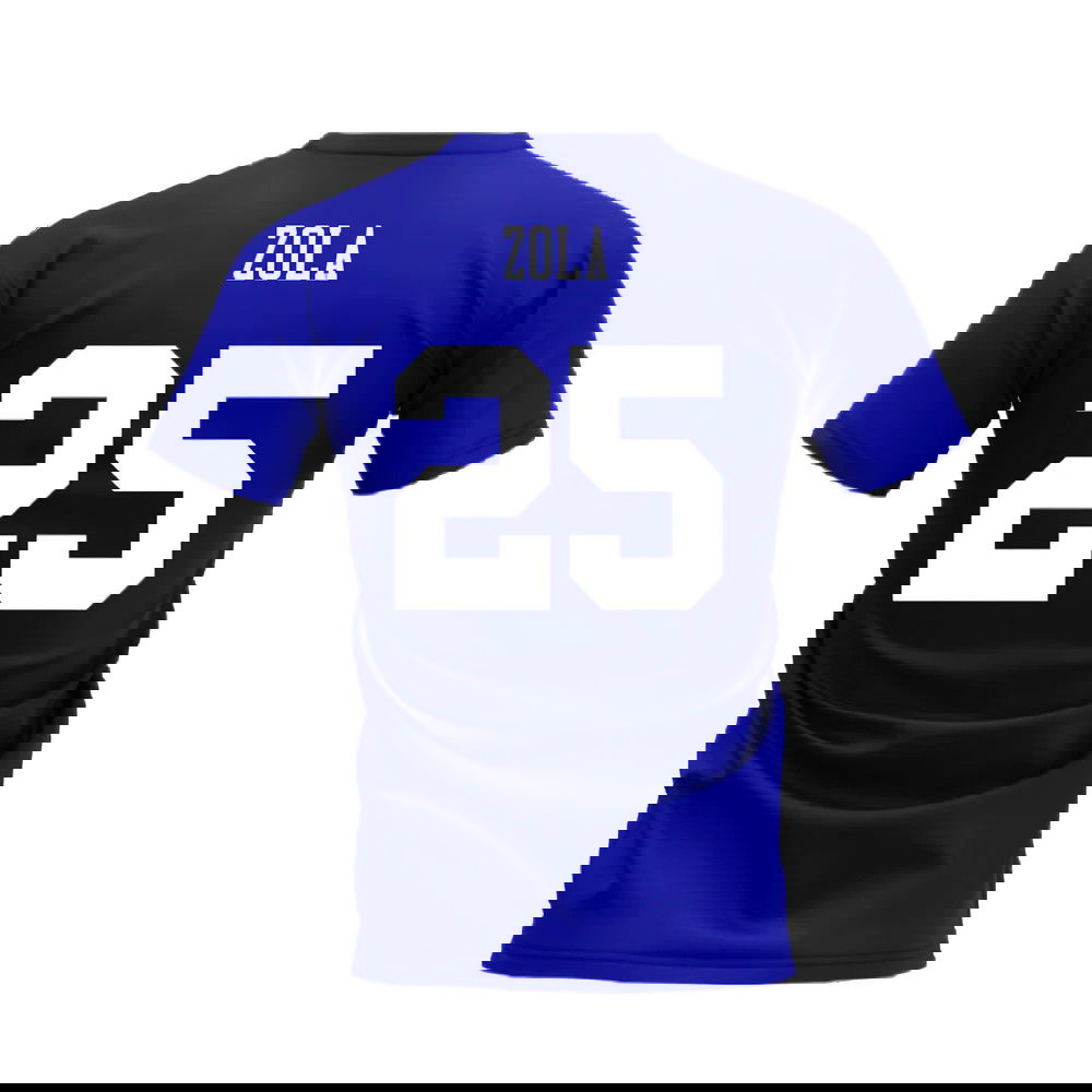 Chelsea 1995-1996 Retro Shirt T-shirts (Blue) (Zola 25)