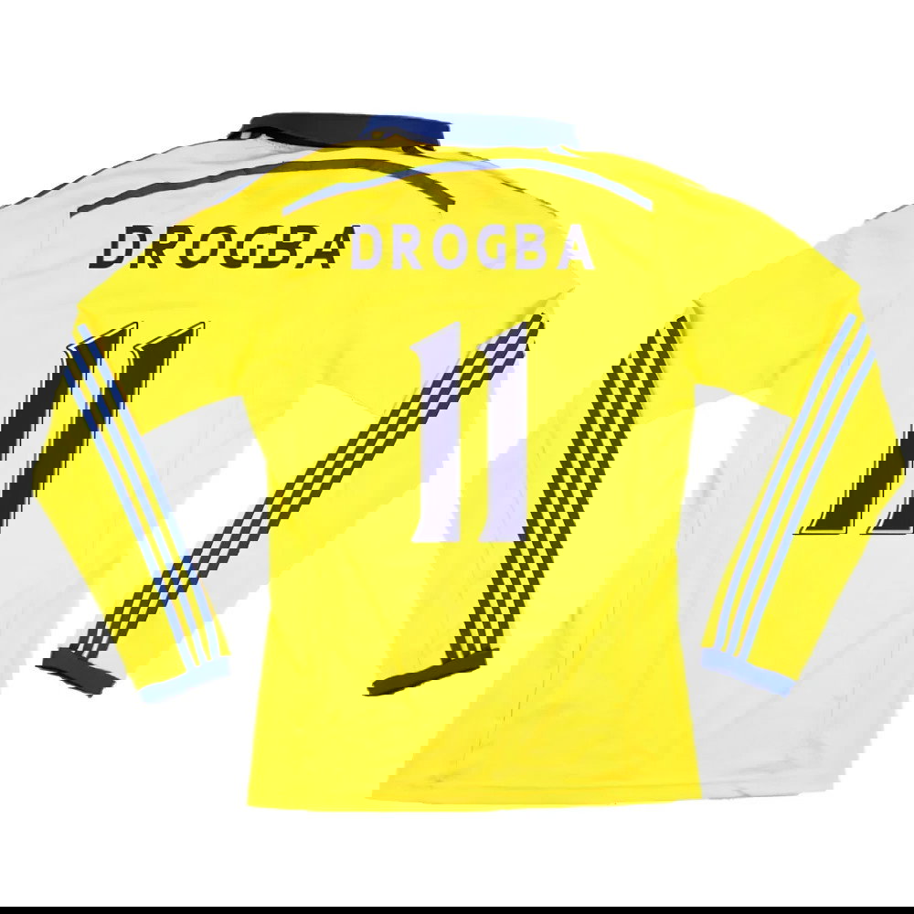 Chelsea 2014-15 Long Sleeve Away Shirt (S) (Excellent) (Drogba 11)