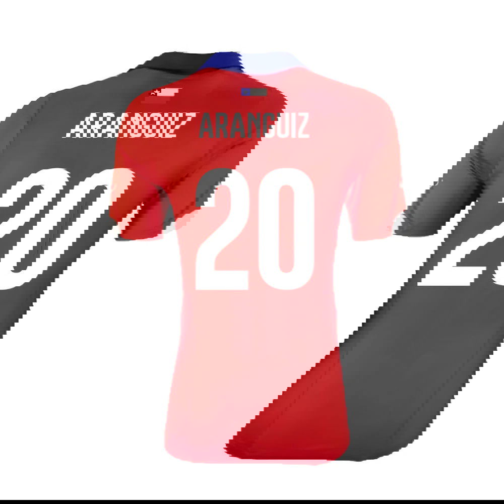 Chile 2014-15 Home Shirt ((Excellent) XL) (Aranguiz 20)