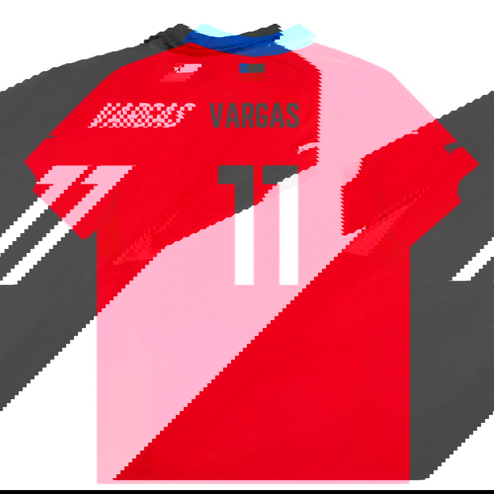 Chile 2014-15 Home Shirt (S) (Excellent) (Vargas 11)