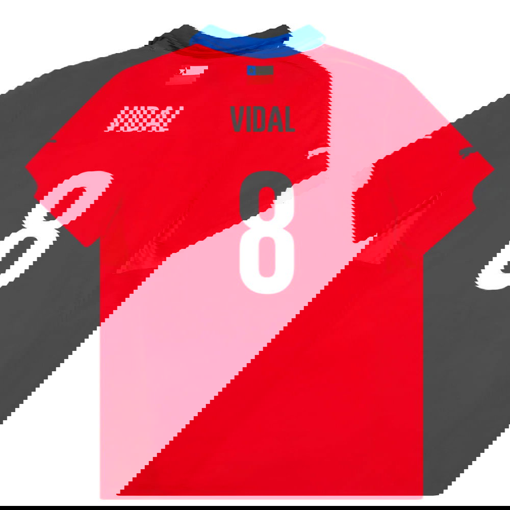 Chile 2014-15 Home Shirt (S) (Excellent) (Vidal 8)