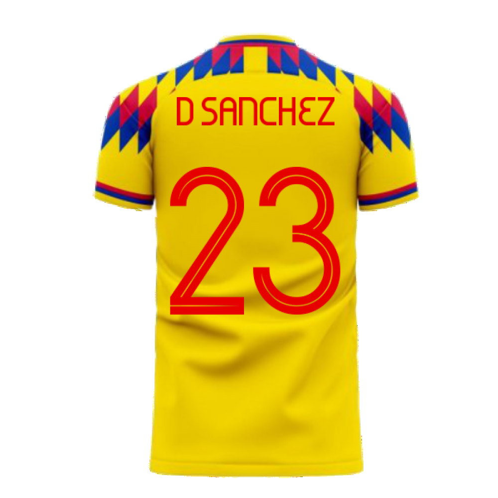 Colombia 2025-2026 Home Concept Football Kit (Libero) (D SANCHEZ 23)