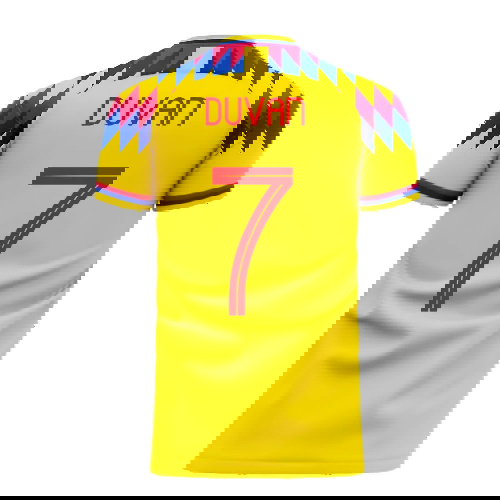 Colombia 2025-2026 Home Concept Football Kit (Libero) (DUVAN 7)