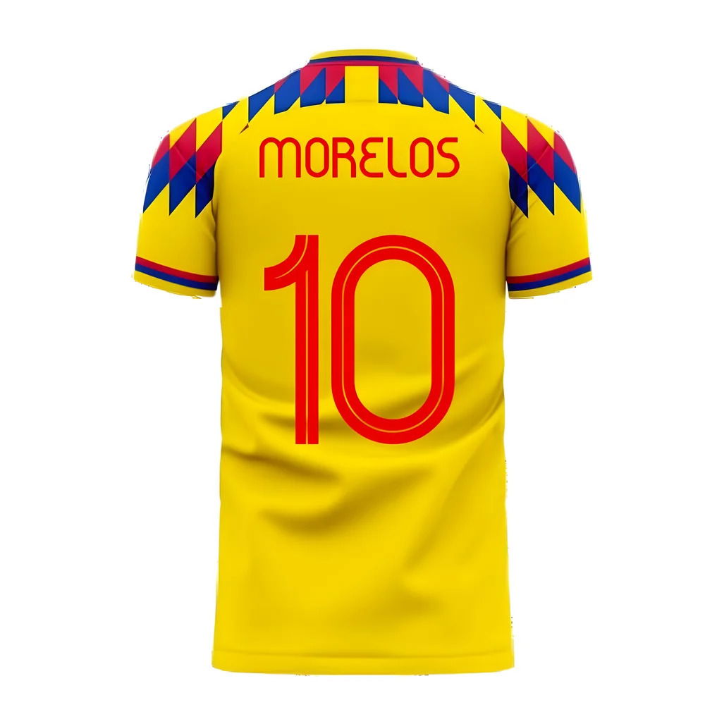Colombia 2025-2026 Home Concept Football Kit (Libero) (MORELOS 10)