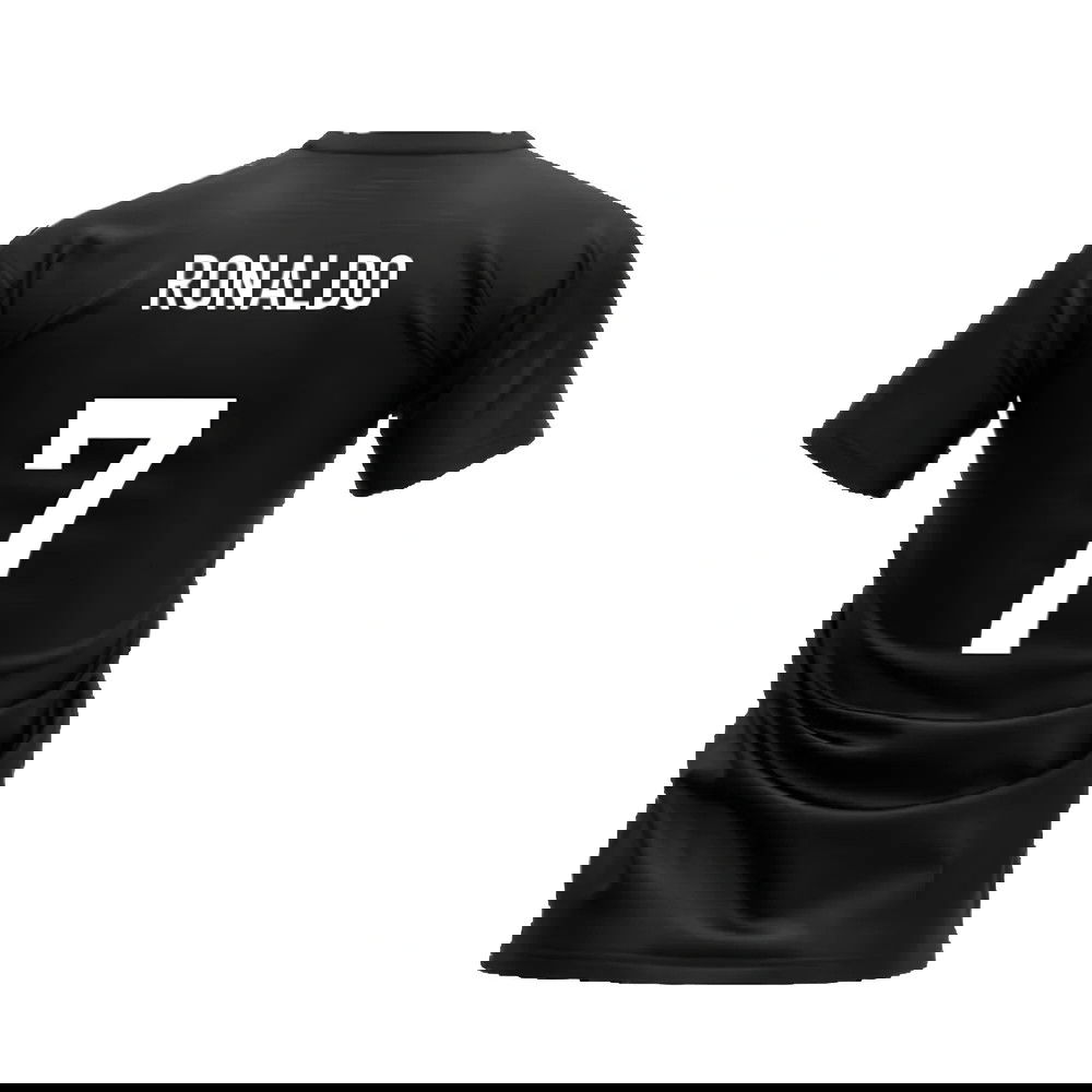Cristiano Ronaldo Legend T-Shirt (Black) (Ronaldo 7)