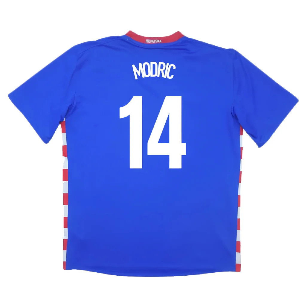 Croatia 2008-2010 Away Shirt (Excellent) (Modric 14)