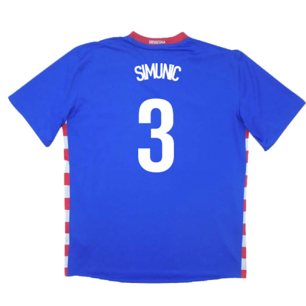 Croatia 2008-2010 Away Shirt (Excellent) (Simunic 3)