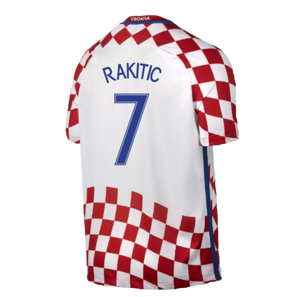 Croatia 2016-17 Home Shirt ((Good) XXL) (Rakitic 7)