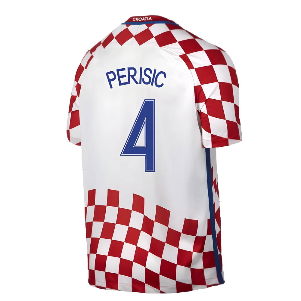 Croatia 2016-17 Home Shirt ((Very Good) XXL) (Perisic 4)