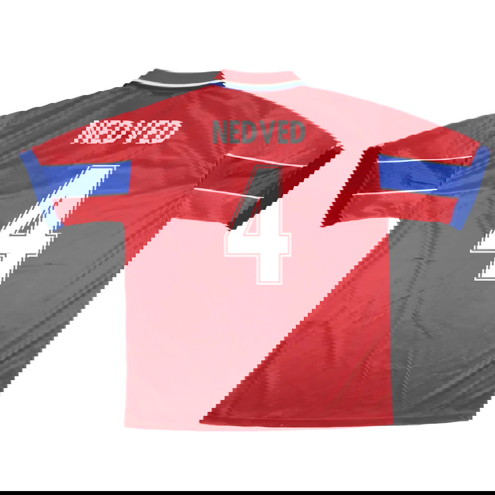 Czech Republic 1998-00 Home Shirt (XL) (Good) (Nedved 4)