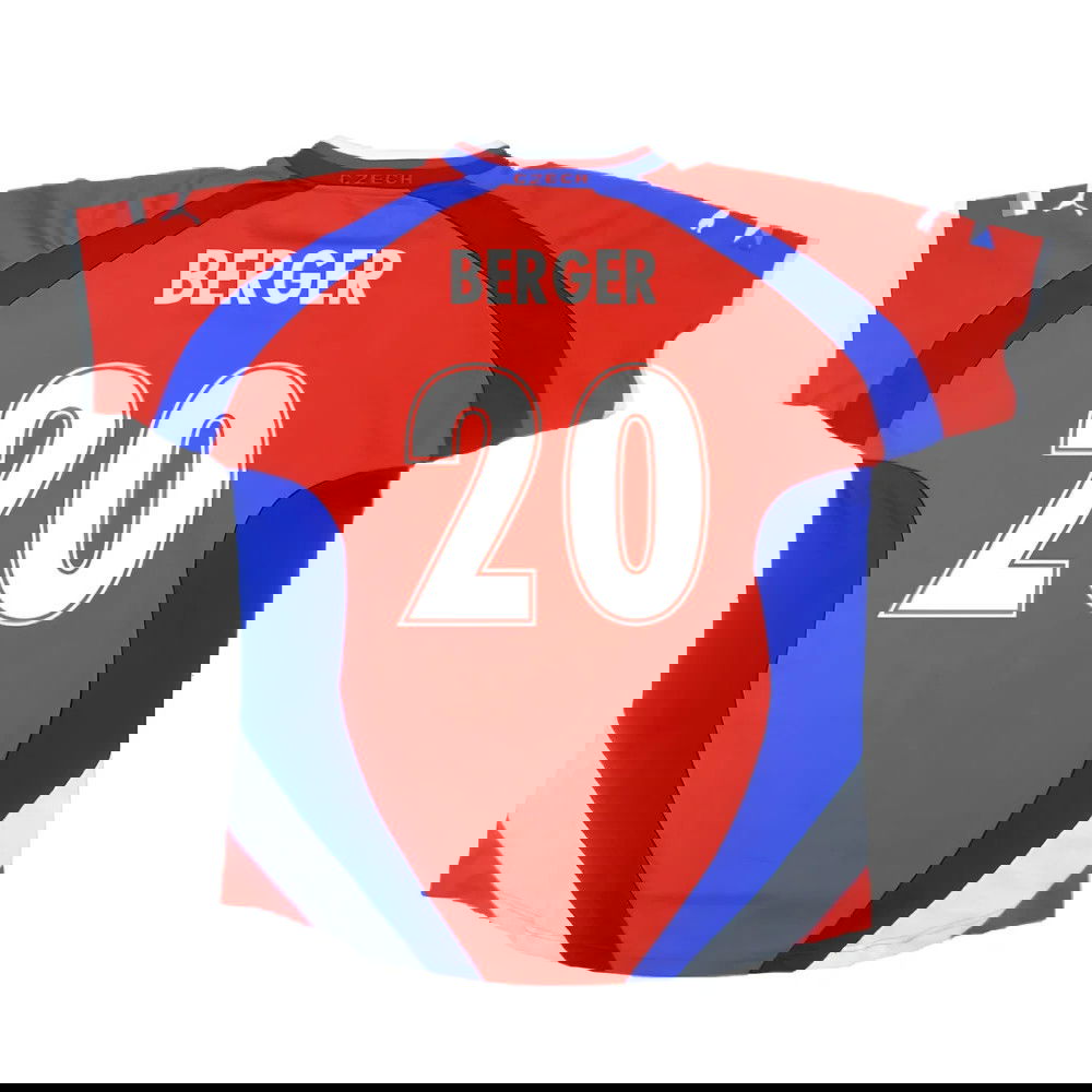 Czech Republic 2000-02 Home Shirt ((Excellent) L) (Berger 20)