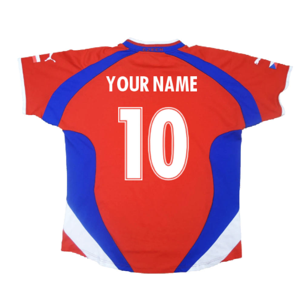 Czech Republic 2000-02 Home Shirt ((Very Good) L) (Your Name)