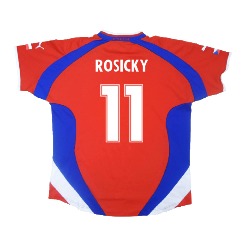 Czech Republic 2000-02 Home Shirt ((Very Good) XL) (Rosicky 11)
