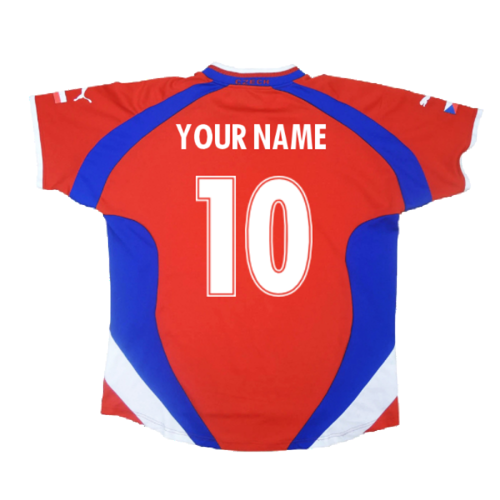 Czech Republic 2000-02 Home Shirt ((Very Good) XL) (Your Name)
