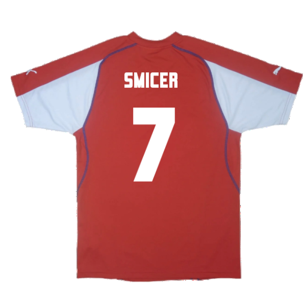 Czech Republic 2003-04 Home Shirt ((Excellent) L) (Smicer 7)