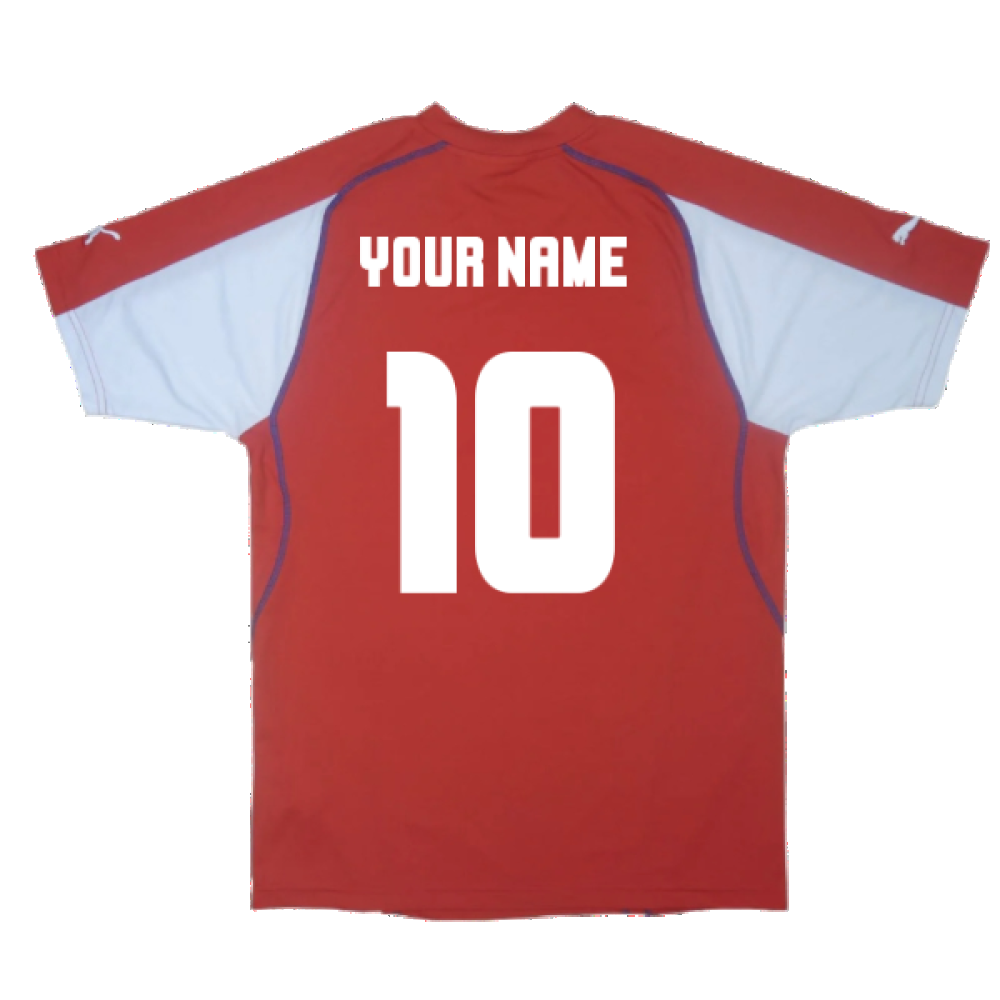 Czech Republic 2003-04 Home Shirt ((Excellent) L) (Your Name)