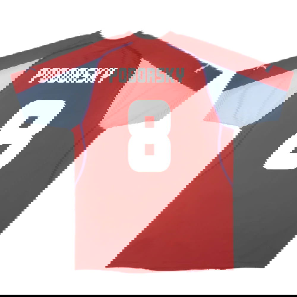 Czech Republic 2003-04 Home Shirt ((Excellent) XL) (Poborsky 8)