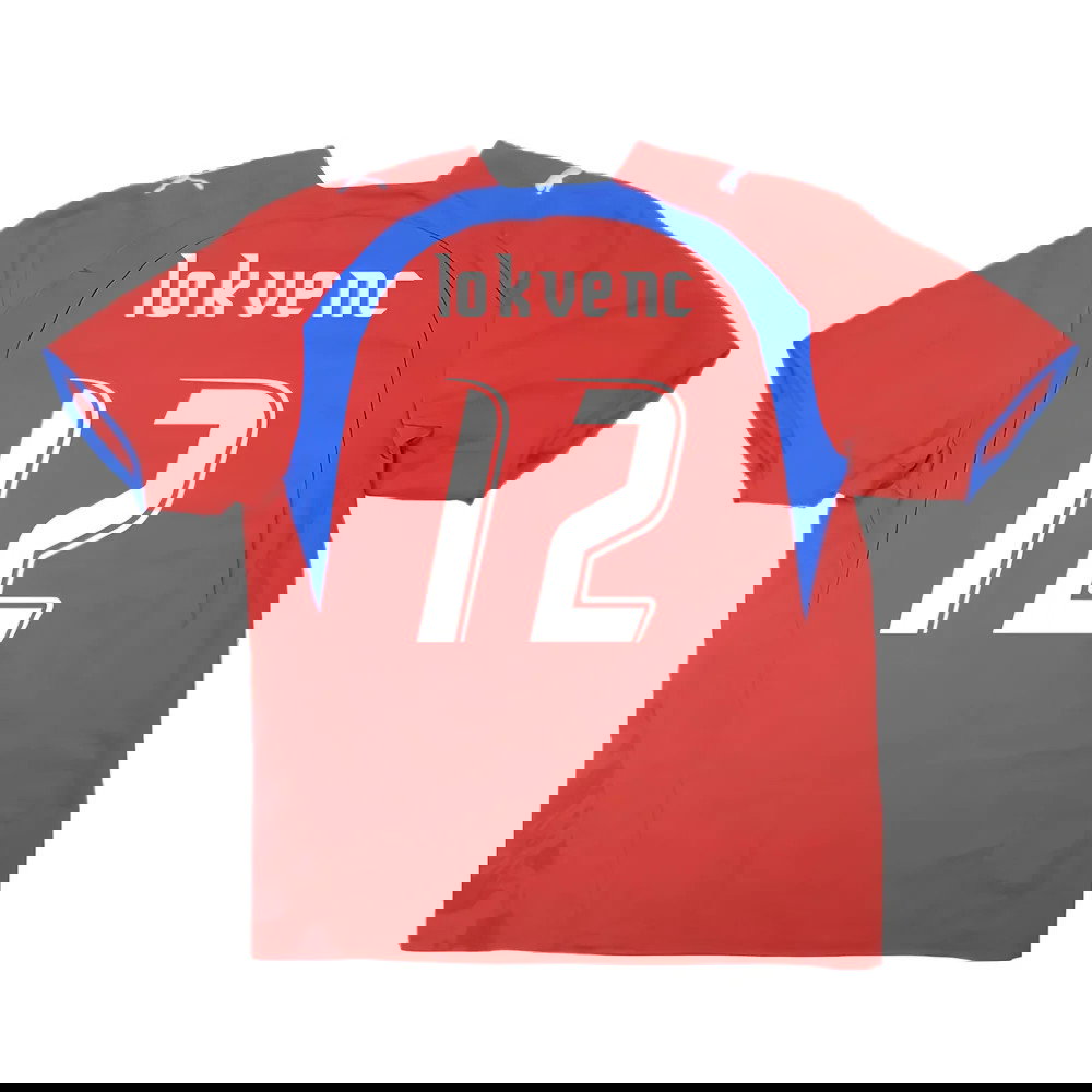 Czech Republic 2006-08 Home Shirt (L) (Mint) (Lokvenc 12)