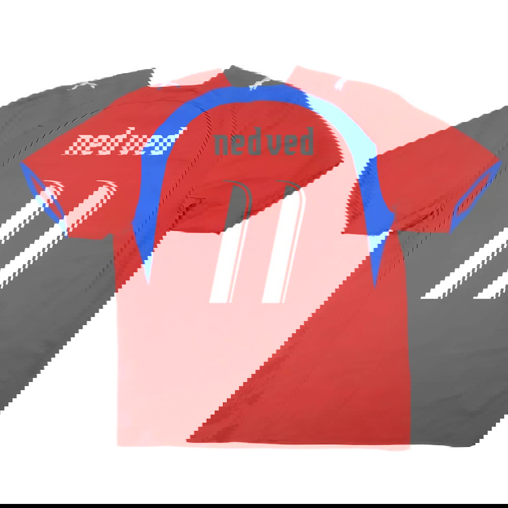 Czech Republic 2006-08 Home Shirt (Excellent) (Nedved 11)