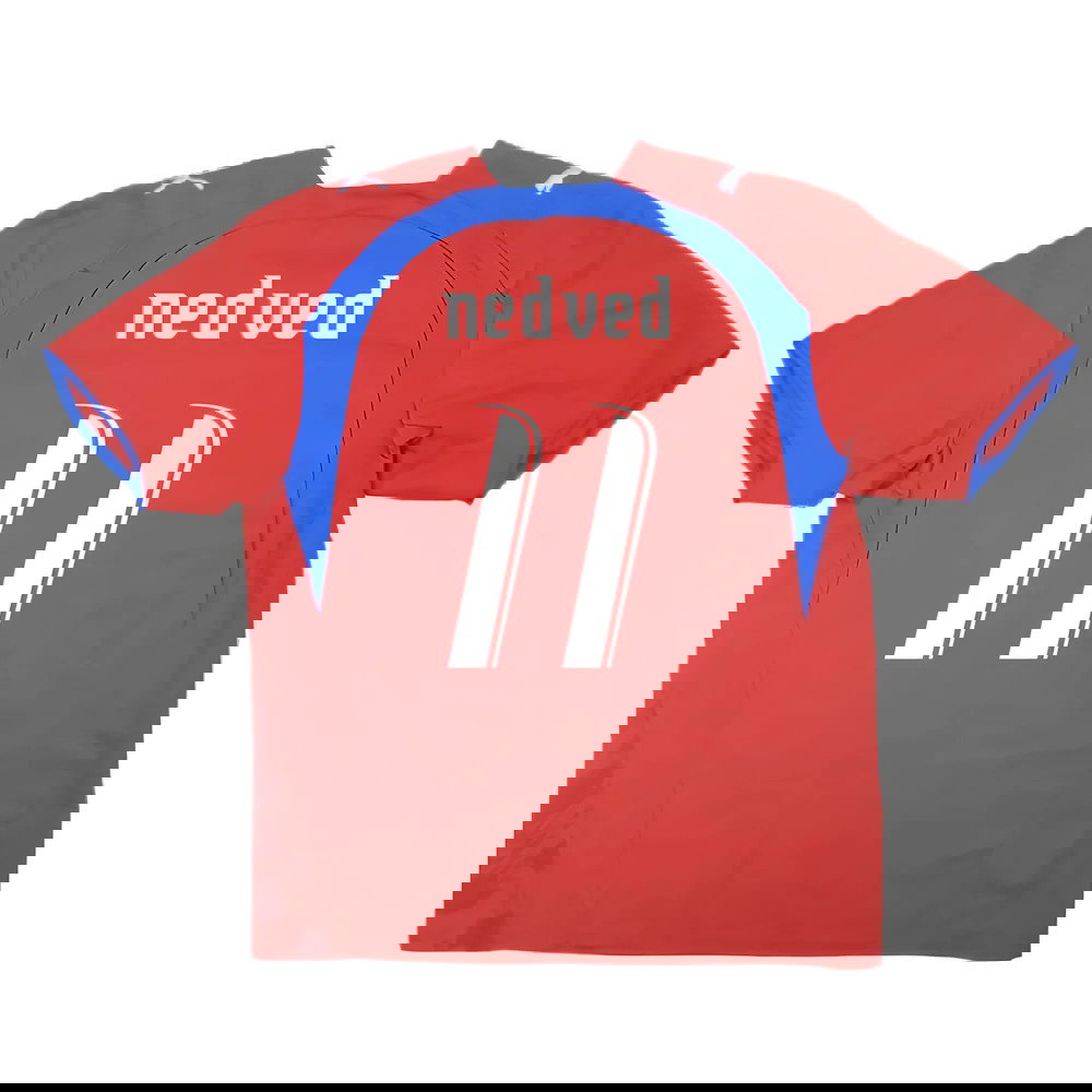 Czech Republic 2006-08 Home Shirt (L) (Very Good) (Nedved 11)