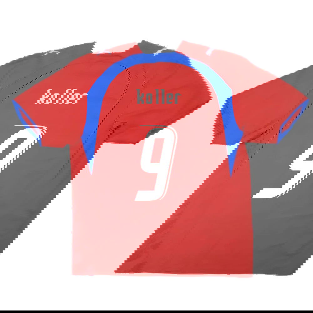 Czech Republic 2006-08 Home Shirt ((Very Good) L) (Koller 9)