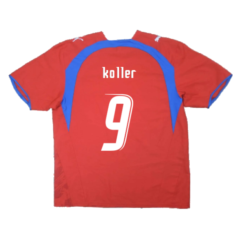 Czech Republic 2006-08 Home Shirt ((Very Good) L) (Koller 9)