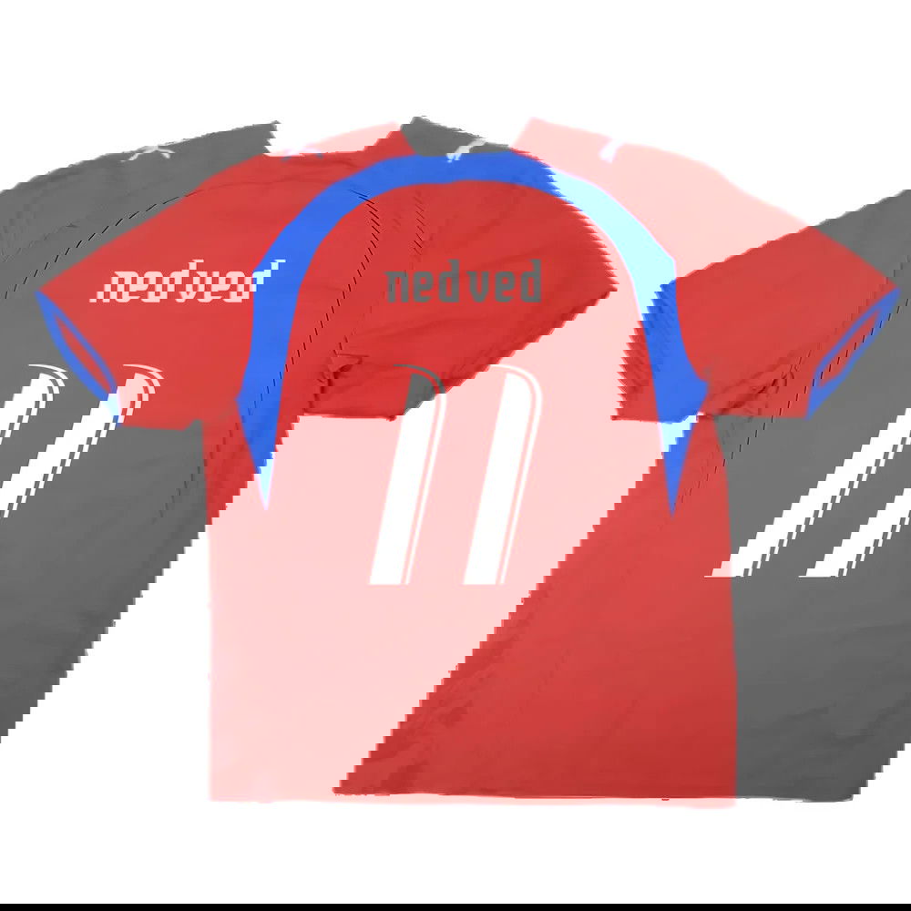 Czech Republic 2006-08 Home Shirt ((Very Good) L) (Nedved 11)