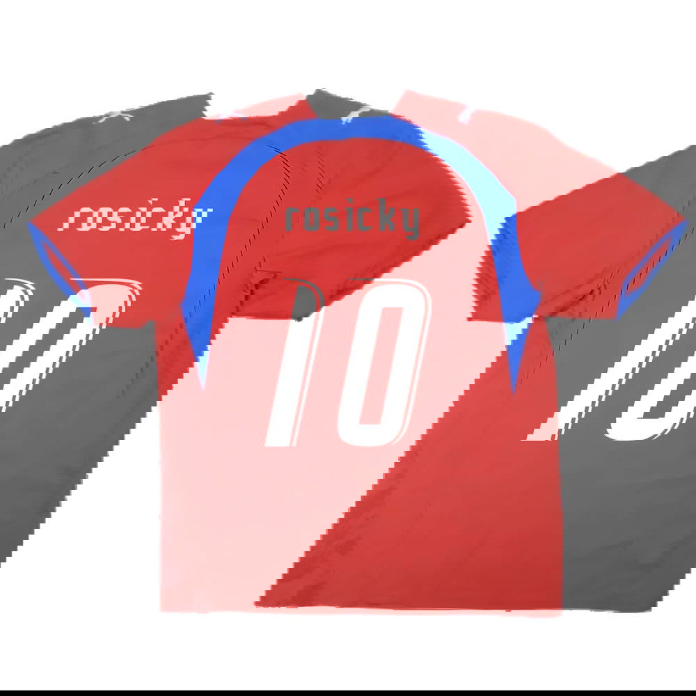Czech Republic 2006-08 Home Shirt ((Very Good) L) (Rosicky 10)