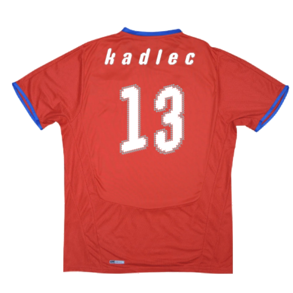 Czech Republic 2008-09 Home Shirt ((Very Good) XL) (Kadlec 13)