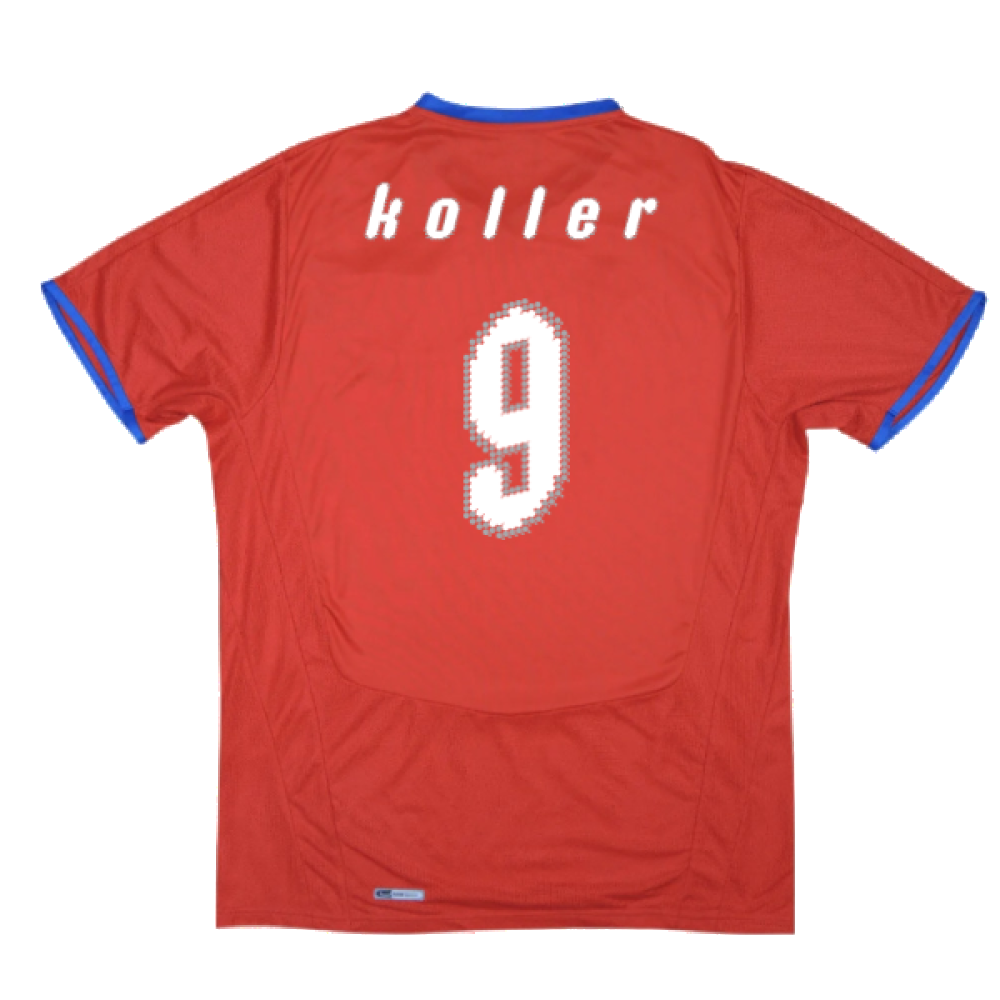 Czech Republic 2008-09 Home Shirt ((Very Good) XL) (Koller 9)